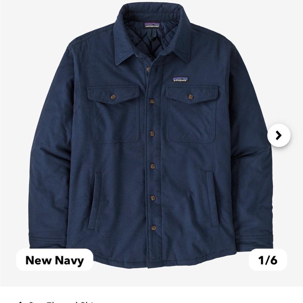Patagonia Men's Lightweight Insulated Fjord Flannel Shirt